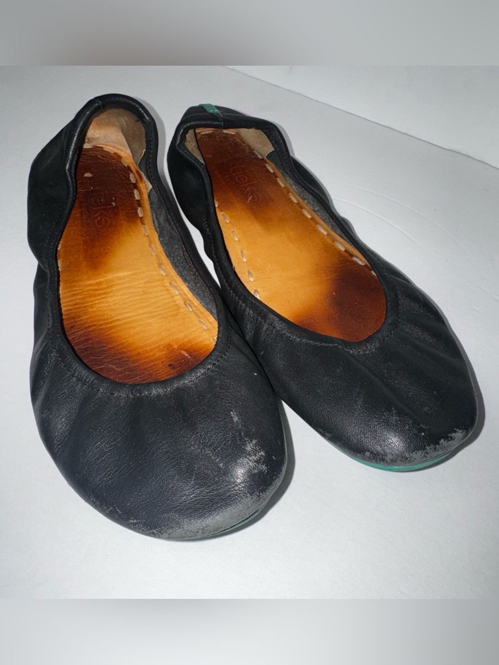 Tieks Matte Black ballet flats - Picture 2 of 6